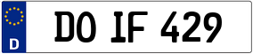 Truck License Plate